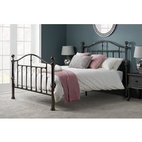 Birlea Victoria Black Nickel Bed, Double