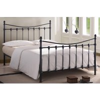 Time Living Florida Black Bed Frame, Small Double
