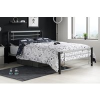 Birlea Faro Metallic Bed, Small Double