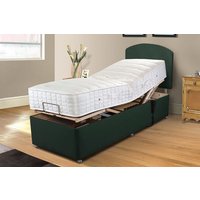 Uplift� Rejuvenate 1000 Pocket Wool Adjustable Bed and Mattress Set, Marine, 2 Drawer, 90 x200