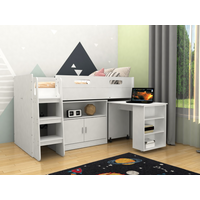 Kidsaw Mid Sleeper Desk Bed Cabin Bed