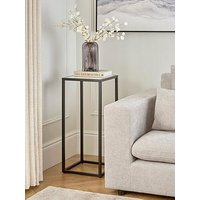 Very Home Oran Pedestal Table - White/Black - Fsc&Reg; Certified
