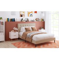 Novo Savannah Fabric Bed Frame, Single