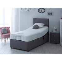 MiBed Naomi European Small Single Desire Expresso Divan on Legs Electric Bed