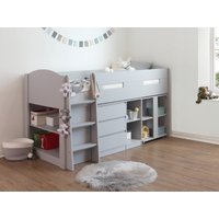 Flintshire Furniture Billie Mid Sleeper Single Grey Mid Sleeper