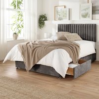 Grant Linen Divan Bed with 2 Drawers
