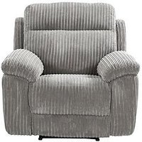 Very Home Baron Fabric Manual Recliner Armchair