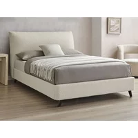 Limelight Luna Pillow Ivory Boucle Fabric Bed Frame - 5ft King Size