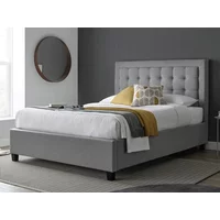 Bedmaster Brandon Grey Fabric Ottoman Bed Frame - 5ft King Size