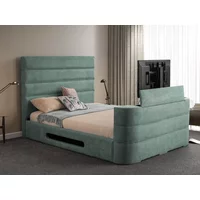 Sweet Dreams Georgia Fabric TV Bed Frame - 5ft King Size