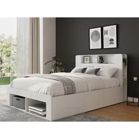 GFW Anya White Ottoman Bed Frame - 5ft King Size