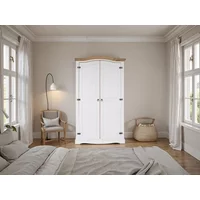 Core Corona White Wax 2 Door Wardrobe