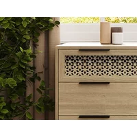 GFW Ezra Oak 4 Drawer Chest of Drawers