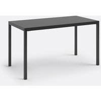 Hiba Black Metal Dining Table (Seats 4)