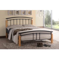 Time Living Tetras Black and Beech Bed Frame, Single