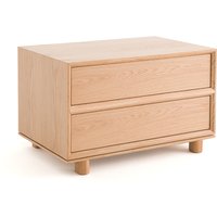 Gloria Bedside Drawers in Oak and Veneer, Design E. Gallina