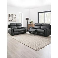 Very Home Edison 3 + 2 Seater Faux Leather Recliner Sofa Set (Buy &Amp; Save!)