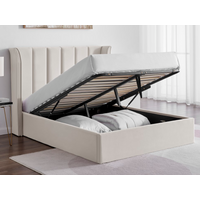 Limelight Polaris Storage King Size Natural Ottoman Bed