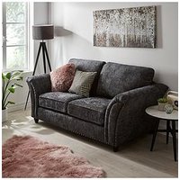 Very Home Ariel 3 Seater Fabric Sofa - Charcoal - Fsc Certified