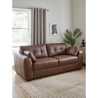 Very Home Arden Italian Leather 4 Seater Sofa