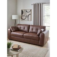Very Home Arden Italian Leather 3 Seater Sofa