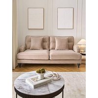Very Home Victoria 3 Seater Fabric Sofa - Mink - Fsc&Reg; Certified