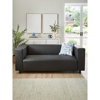 Very Home Clarke 3 Seater Faux Leather Sofa