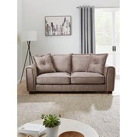 Very Home Avanti Fabric 3 Seater - Chocolate - Fsc Certified