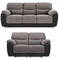 Very Home Santori 3 + 2 Seater Fabric Recliner Sofa