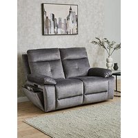 Very Home Ivana 2 Seater Fabric Power Recliner Sofa With Usb Charging And Storage