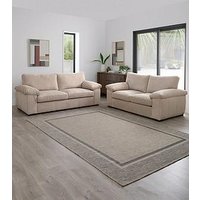 Very Home Amalfi Standard Back 3 + 2 Seater Sofa Set - Cream (Buy &Amp; Save!) - Fsc&Reg; Certified