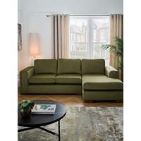 Very Home Maison Velvet Right Hand Corner Chaise Sofa - Made To Order In The Uk