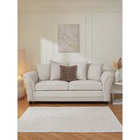 Very Home Dury Chunky Weave 3 Seater Scatterback Sofa - Natural - Fsc&Reg; Certified
