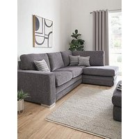 Very Home Minc Fabric Right Hand Corner Chaise Sofa - Made In The Uk