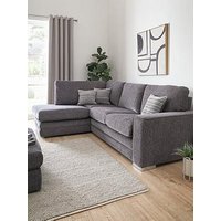 Very Home Minc Fabric Left Hand Corner Chaise Sofa - Made In The Uk