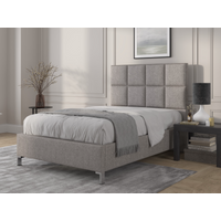 British Bed Company Harrison Super King Steel Wool Fabric Bed