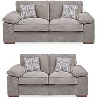 Very Home Bonita 3 Seater + 2 Seater Fabric Sofas (Buy &Amp; Save!)