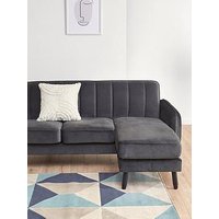 Very Home Jennifer Compact Reversible Fabric Chaise - Fsc&Reg; Certified