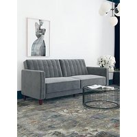 Dorel Home Pin Tufted Transitional Velvet Sofa Bed