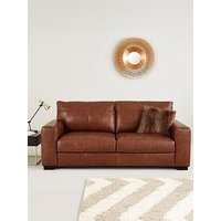 Very Home Hampshire Italian Leather 3 Seater Sofa - Fsc&Reg; Certified