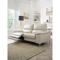 Very Home Pavilion 3 Seater Leather/Faux Leather Power Recliner Sofa