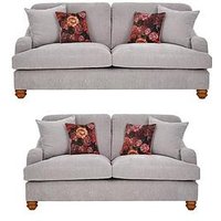 Very Home Millie 3 Seater + 2 Seater Fabric Sofa Set (Buy And Save!) - Made To Order In The Uk