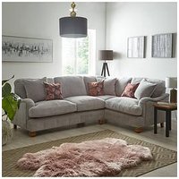 Very Home Millie Small Right Hand Fabric Double Arm Corner Group Sofa - Made To Order In The Uk