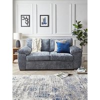 Very Home Salerno Standard 2 Seater Fabric Sofa - Blue Grey - Fsc&Reg; Certified