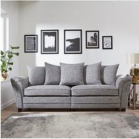 Very Home Dury Chunky Weave 4 Seater Scatterback Sofa - Fsc&Reg; Certified