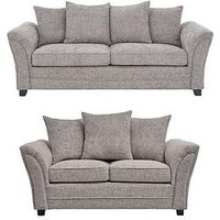 Very Home Dury Chunky Weave 3 + 2 Seater Sofa Set (Buy And Save!)  - Fsc&Reg; Certified