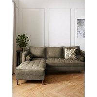 Very Home New Orleans Fabric Left Hand Chaise Sofa