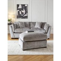 Very Home Lansa 3 Seater Fabric Sofa + Footstool Set (Buy &Amp; Save!) - Made To Order In The Uk