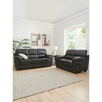 Very Home Wilmslow 3 + 2 Seater Leather Sofa Set (Buy &Amp; Save!)