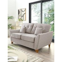 Very Home Halstow 3 Seater Fabric Sofa Bed - Silver - Made To Order In The Uk